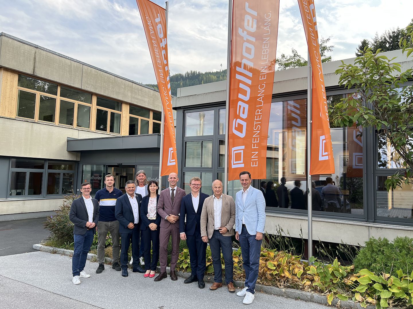 Gruppenfoto: Besuch Landesrat DI Willibald Ehrenhöfer