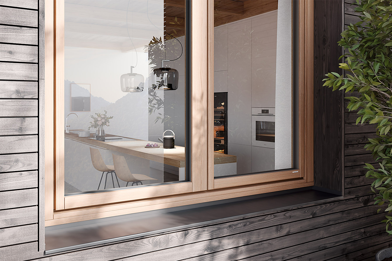 Das Holzfenster STYRIALINE ist das neue, mit dem German Design Award prämierte Flagship-Produkt von Gaulhofer.